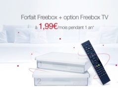 Free brade son forfait Freebox avec option TV à 1,99€/mois pendant 1 an sur Vente-privee.com