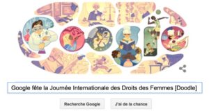 Google fête la Journée Internationale des Droits des Femmes [Doodle]