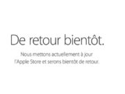 L'Apple Store en ligne en maintenance