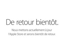 L'Apple Store en ligne en maintenance