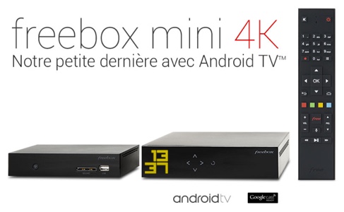 #Free annonce la Freebox Mini 4K, la 1ère box Internet 4K sous Android TV!