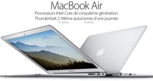 Retour sur les nouveaux MacBook Air version 2015