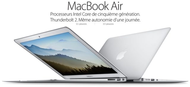 Retour sur les nouveaux MacBook Air version 2015