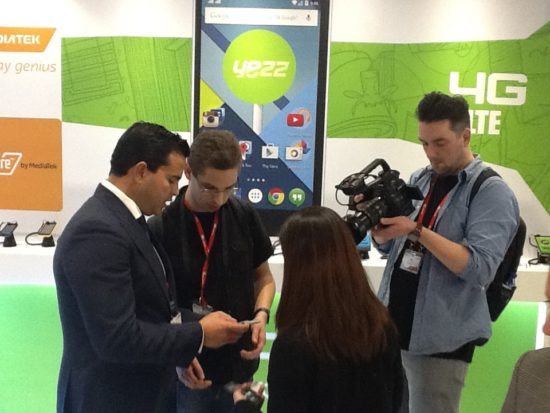 #MWC2015 - Yezz Mobile présente le prototype du projet Ara