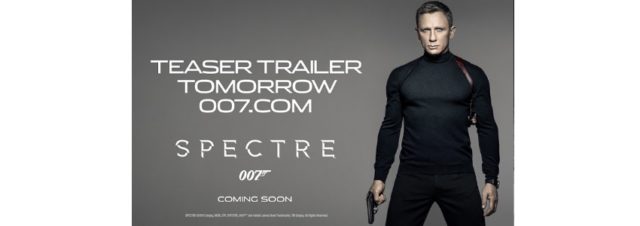 James Bond 007 : le trailer de Spectre sera dévoilé aujourd'hui