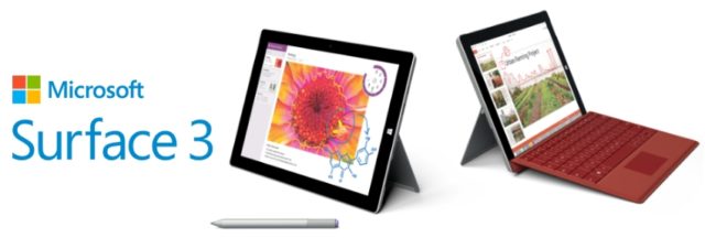 Microsoft Surface 3 : caractéristiques, prix et disponibilité