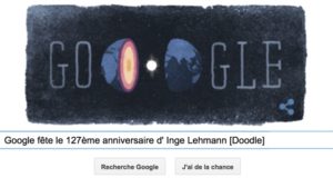 Google fête le 127ème anniversaire d'Inge Lehmann [Doodle]