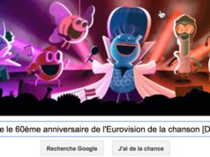 Google fête le 60ème anniversaire du concours de l'Eurovision de la chanson [Doodle]