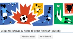 Google fête la Coupe du monde de football féminin 2015 [Doodle]