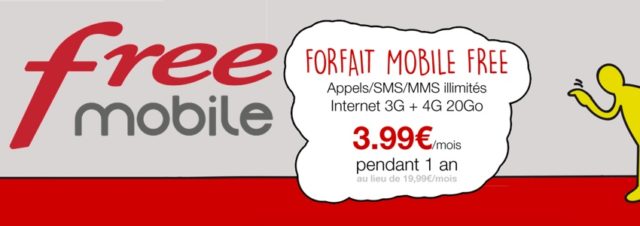 #FreeMobile brade son forfait à 19,99€ sur Vente-privee.com à 3,99€/mois jusqu’au 23 juin