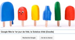 Google fête le 1er jour de l'été, le Solstice d'été [Doodle]