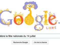 Google célèbre la fête nationale du 14 juillet
