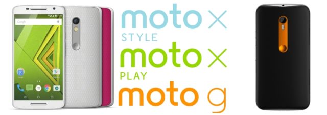 Motorola : retour sur les nouveaux Moto G, Moto X Play et Moto X Style
