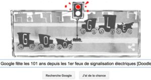 Google fête les 101 ans depuis les 1er feux de signalisation électriques [Doodle]