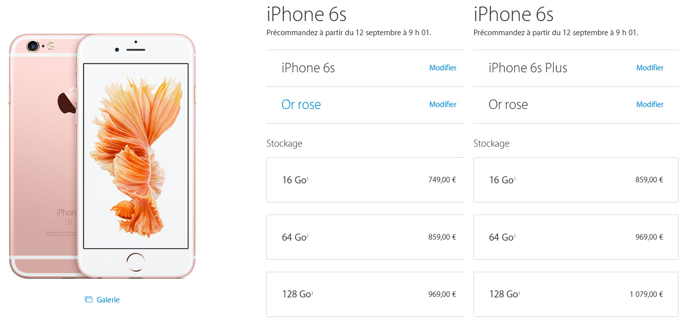 Tout sur les iPhone 6S et iPhone 6S Plus