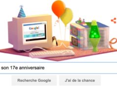 Google fête son 17e anniversaire [Doodle]