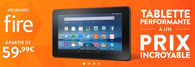 Amazon officialise une tablette Fire à moins de 60 €