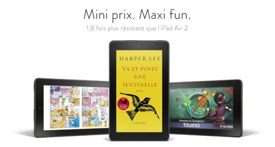 Amazon officialise une tablette Fire à moins de 60 €