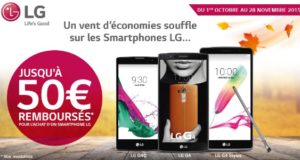 Le plein de promotions chez LG jusqu'à fin novembre 2015