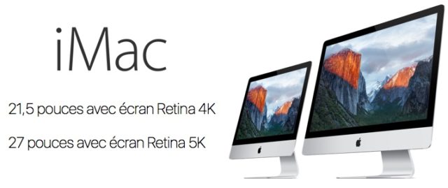 Apple lance son nouvel iMac 21,5 pouces 4K et renouvelle la gamme des iMac 5K