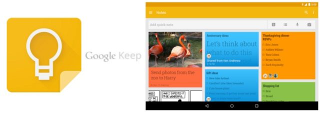 L'application Android Google Keep accepte désormais les dessins