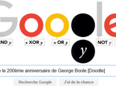Google fête le 200ème anniversaire de George Boole [Doodle]