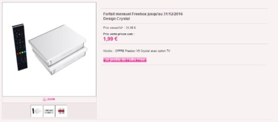 #Free propose une nouvelle offre Freebox sur vente-privee.com !