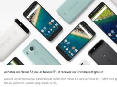 Le Nexus 5X est disponible en France et une clé Chromecast est offerte pour toute commande