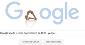 Google fête le 97ème anniversaire de BKS Lyengar