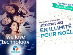 #4GBouygues – Un weekend de surf gratuit et illimité en 4G les 25, 26 et 27 décembre 2015