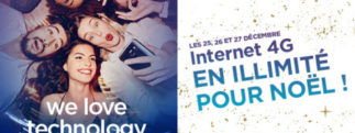 #4GBouygues – Un weekend de surf gratuit et illimité en 4G les 25, 26 et 27 décembre 2015