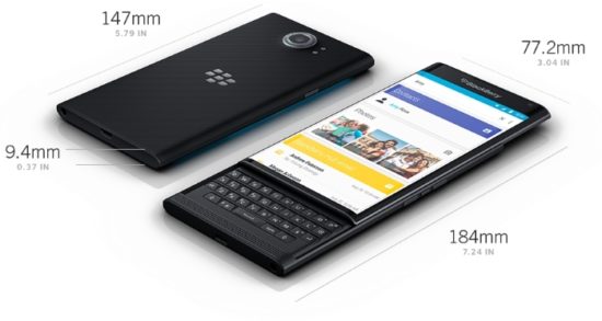 Le BlackBerry Priv est disponible en France