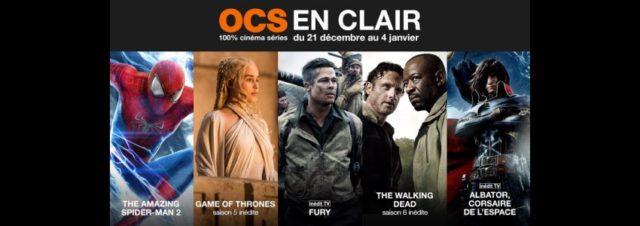 Le bouquet OCS est gratuit sur Freebox mais pas seulement