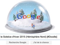 Google fête le Solstice d'hiver 2015 (Hémisphère Nord) [#Doodle]