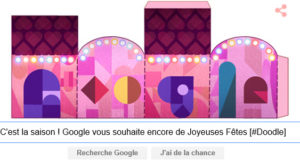 Google vous souhaite encore de Joyeuses Fêtes [#Doodle] C'est la saison !