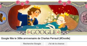 Google fête le 388e anniversaire de la naissance de Charles Perrault [#Doodle]