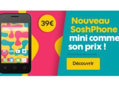 Sosh commercialise un Soshphone Mini à prix très réduit (39€)