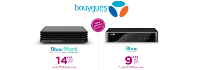 Bouygues Telecom propose des promotions sur les forfaits Bbox et Bbox Miami