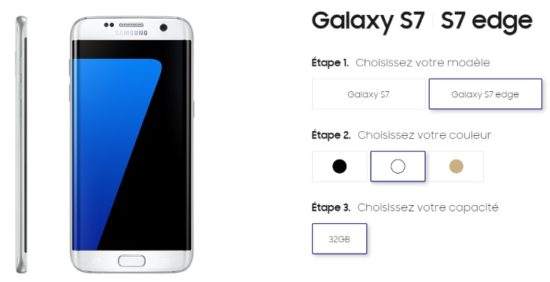 Commandez un Samsung Galaxy S7 et recevez un casque Gear VR