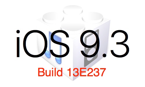 La nouvelle version de l’iOS 9.3 est disponible au téléchargement [liens directs]