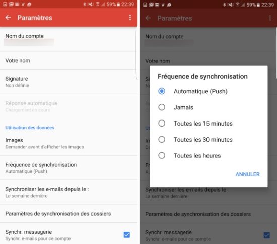 Comment ajouter un compte Exchange depuis Gmail sur Android ?