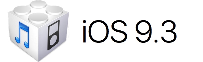 Téléchargez (download) l’iOS/firmware 9.3