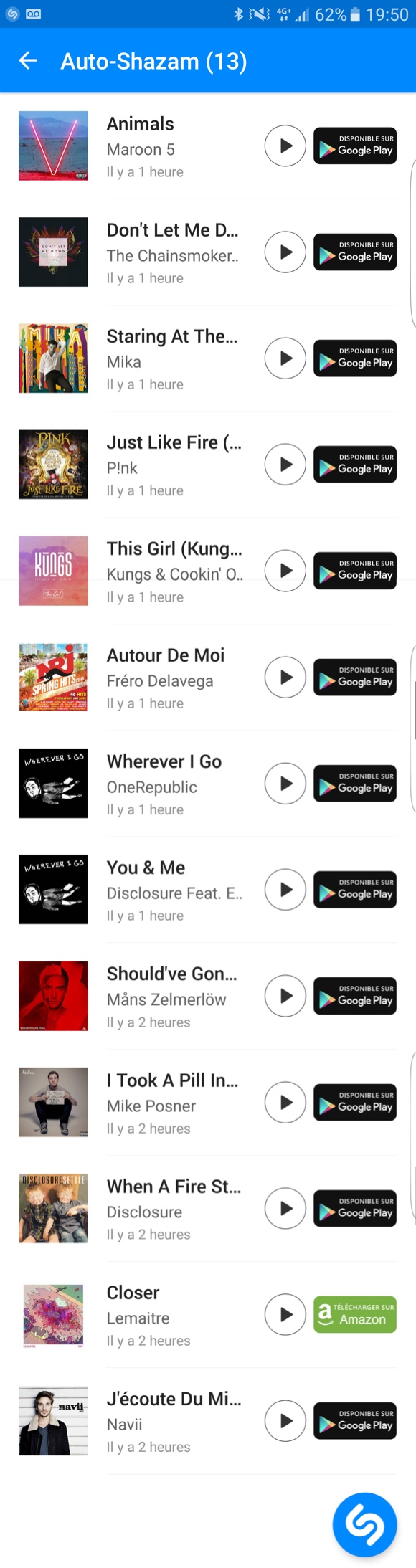 Shazam peut maintenant reconnaître automatiquement ce que vous écoutez