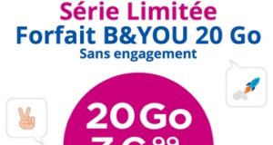 Bouygues Télécom brade son forfait 20 Go à 3,99€/mois Bouygues Télécom brade son forfait 20 Go à 3,99€/mois