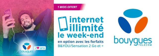 Bouygues Telecom : les week-ends internet illimité deviennent une option