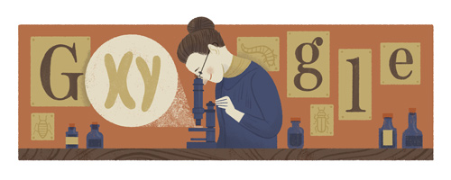 Google fête le 155ème anniversaire de Nettie Stevens [#Doodle]