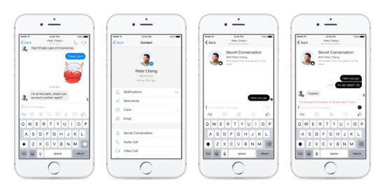 Facebook va proposer le chiffrement des conversations sur Messenger via une fonction "Conversation secrète"