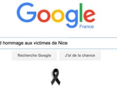 Google rend hommage aux victimes de Nice