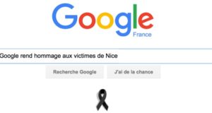 Google rend hommage aux victimes de Nice
