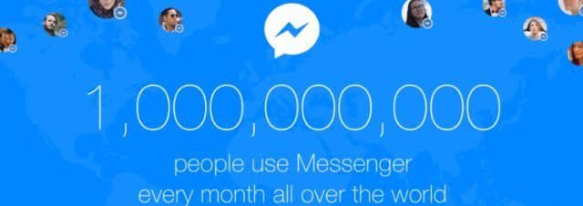 Facebook Messenger est utilisé par un milliard d'utilisateurs tous les mois